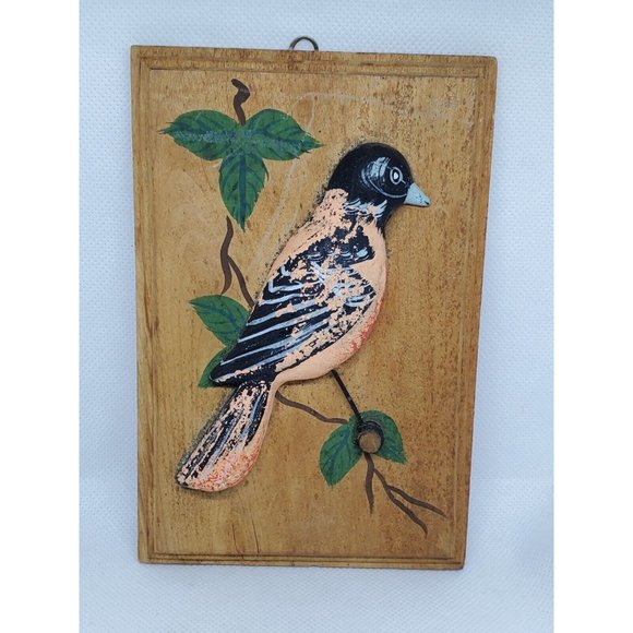 Napco Originals By Giftcraft Oriole Wall Décor Embossed Bird Plaque - Picture 2 of 11